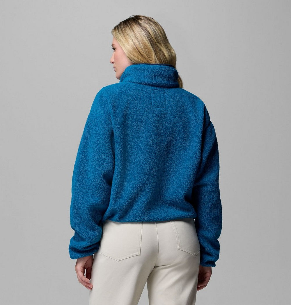 Women's Cropped Half-Snap Fleece Pullover