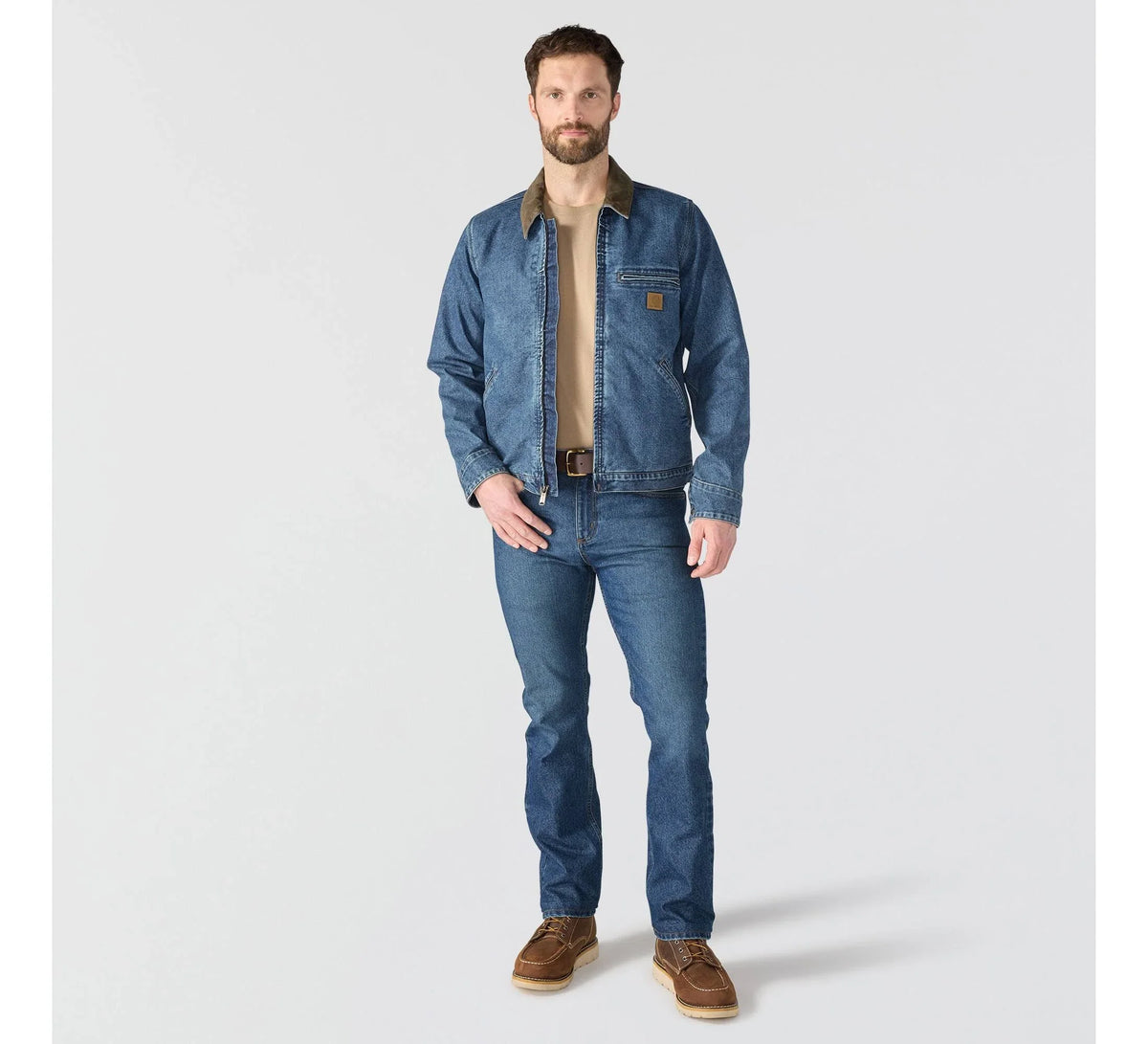 Men's Stretch Denim Work Jacket - Blue