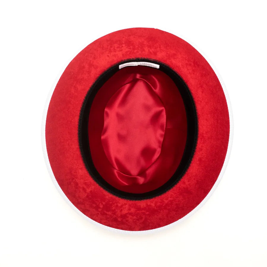 Classic Center-Creased Fedora-King (Snow White)