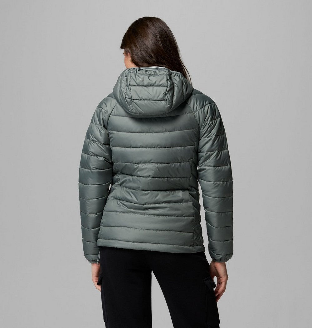 Women's Hooded Puffer Jacket - Navy