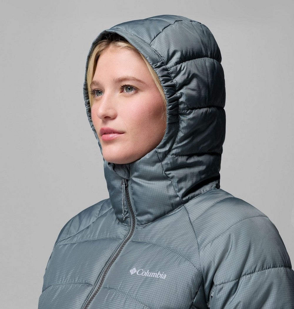 Women's Insulated Hooded Jacket - Wine