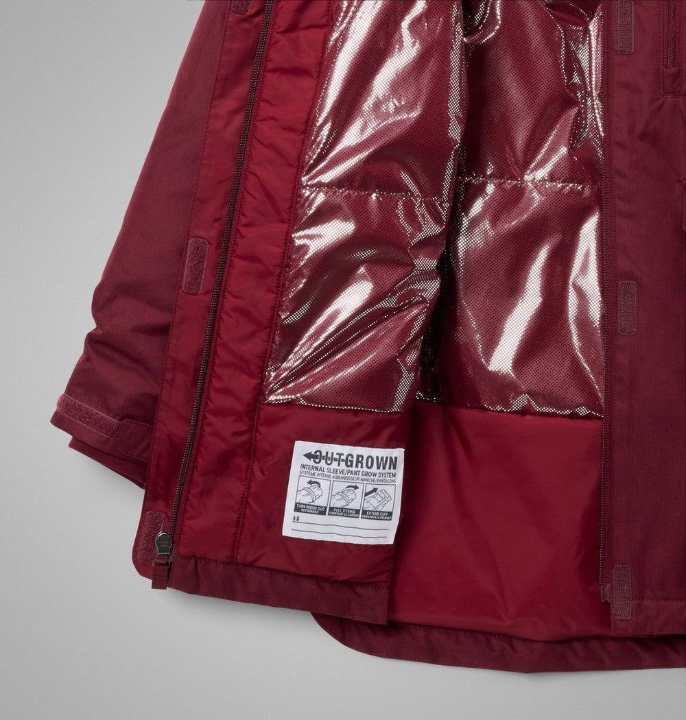 Girls' Long Insulated Parka - White