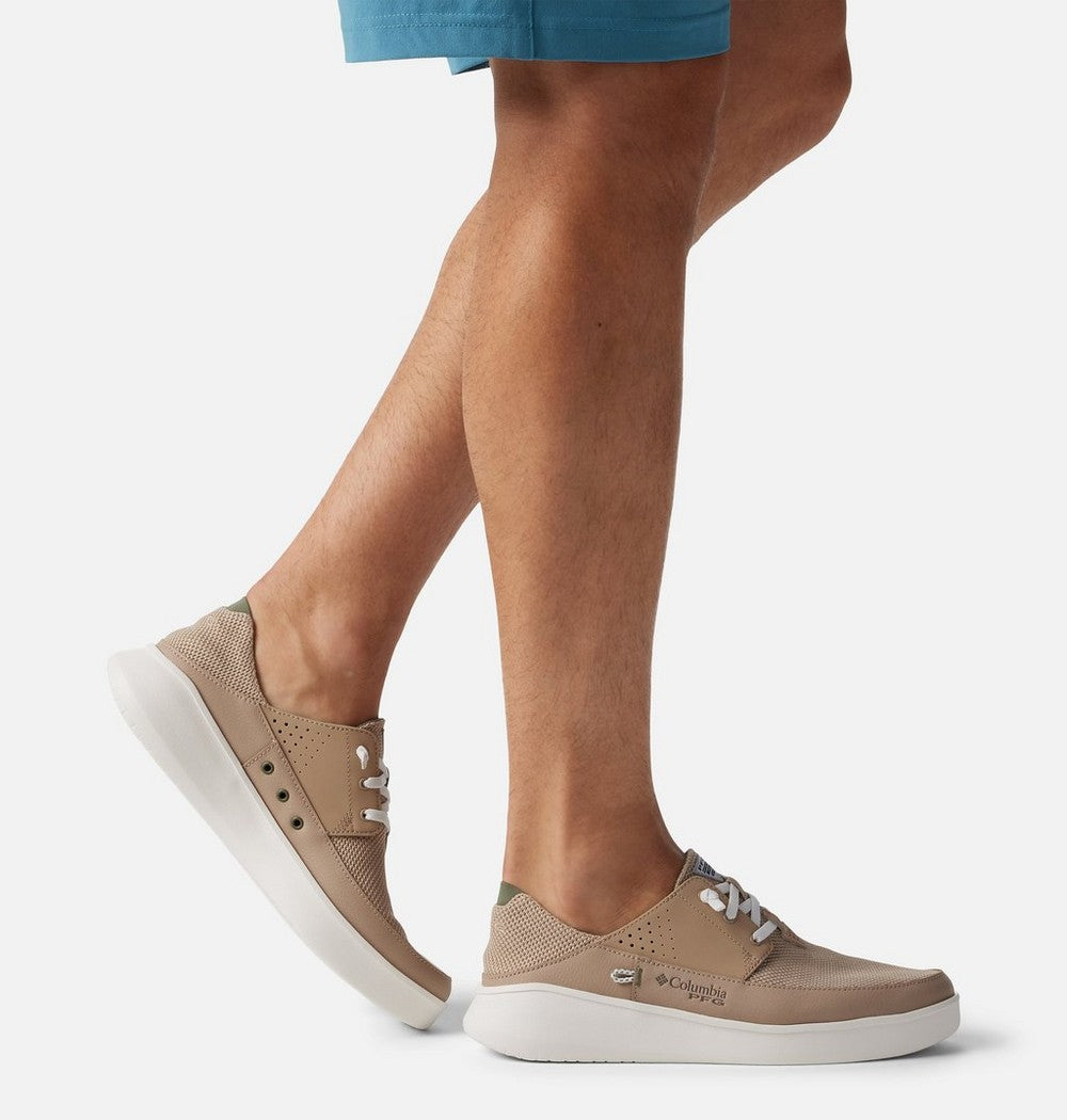Men's Mesh Boat Shoe - Sea Salt