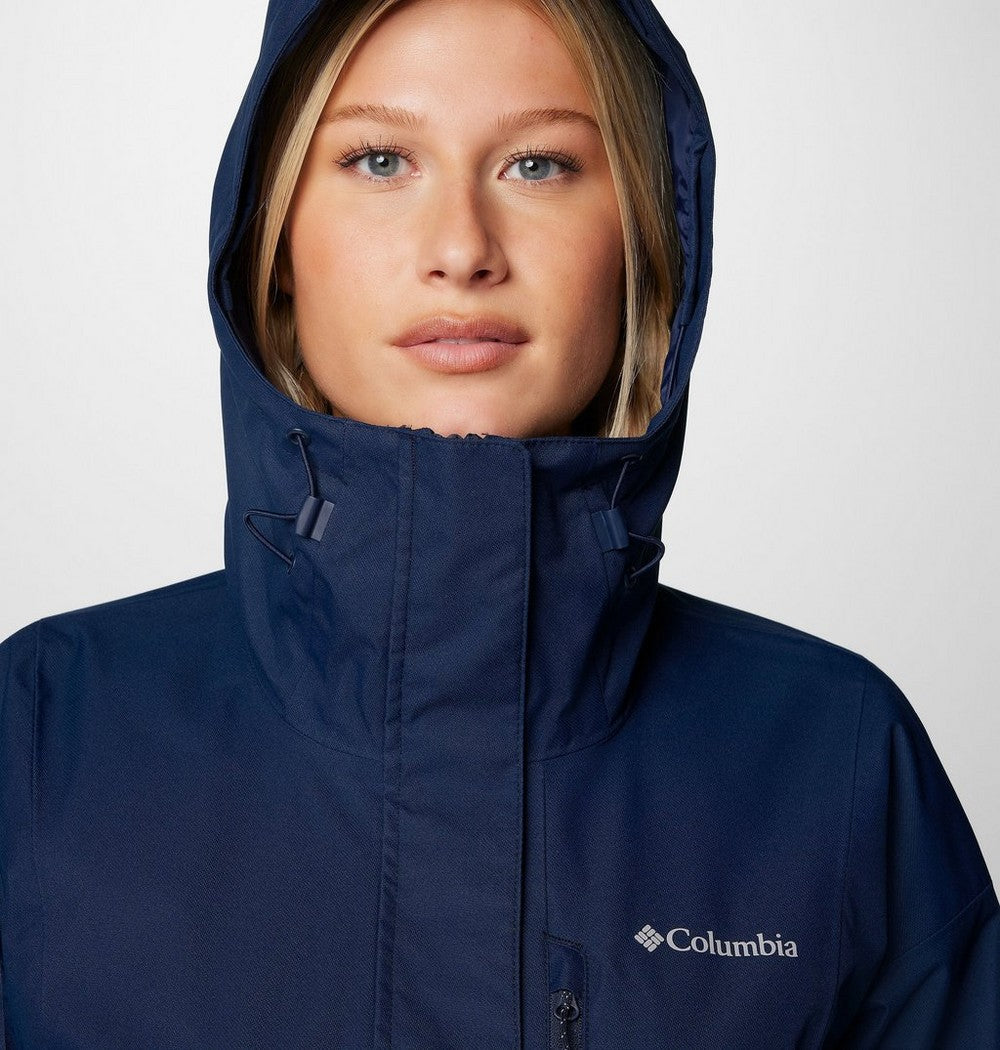Women's Waterproof Rain Jacket - Coral