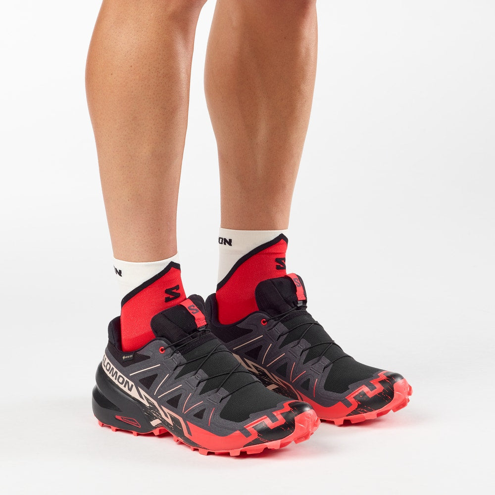 Men's Waterproof Trail Running Shoes - Black