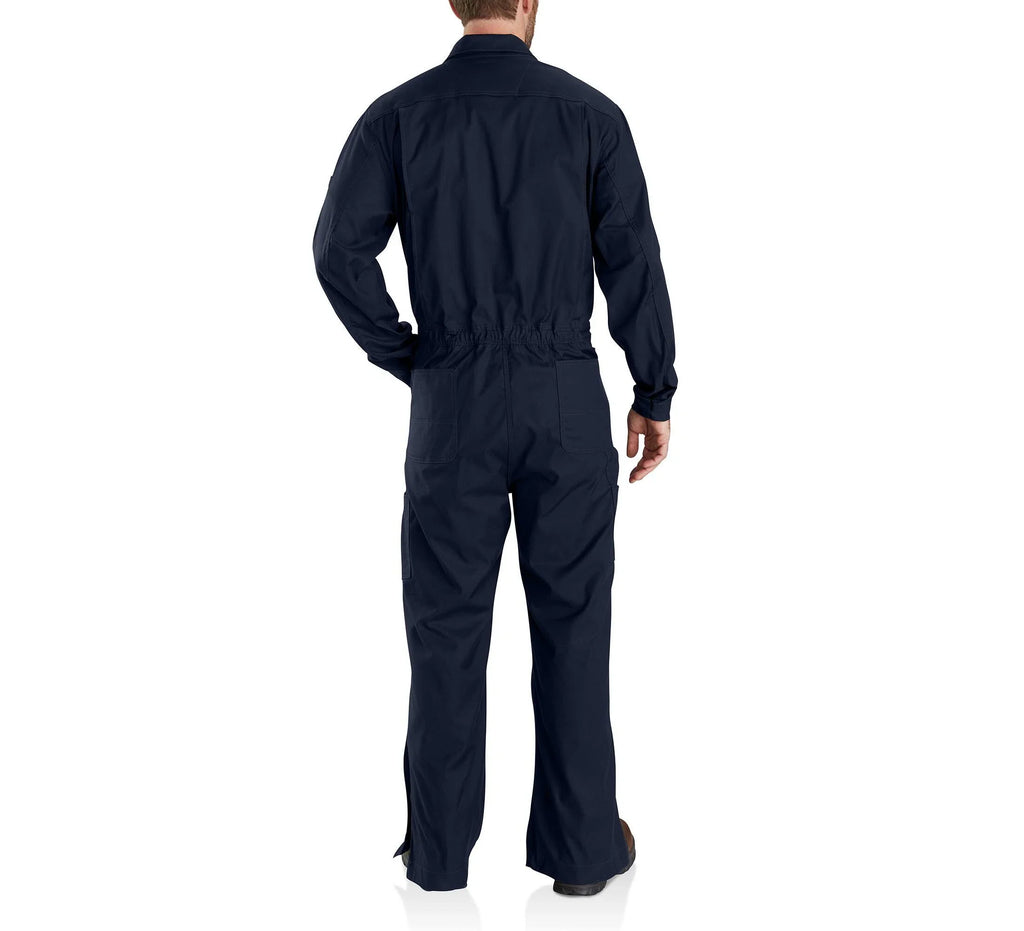 Men's Stretch Canvas Work Coverall - Navy