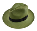 Advanced Original Panama Hat-Verde Oscuro Toquilla Straw | Brown Band-Handwoven In Ecuador