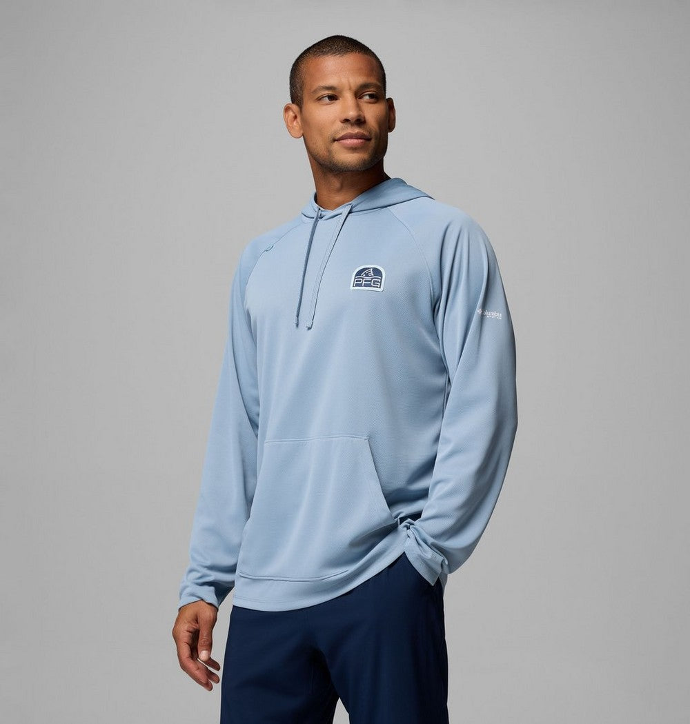 Men's UPF 40 Fishing Hoodie - Gray