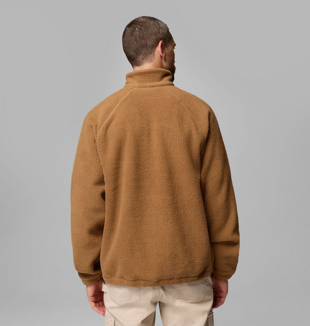 Men's Fleece Half-Zip Pullover - Dark Grey