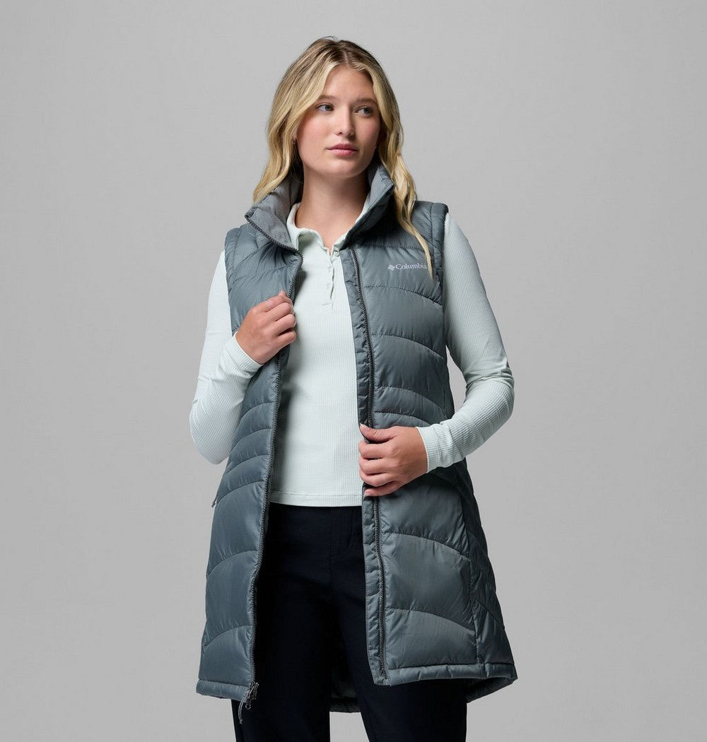 Women's Long Insulated Vest - Sage