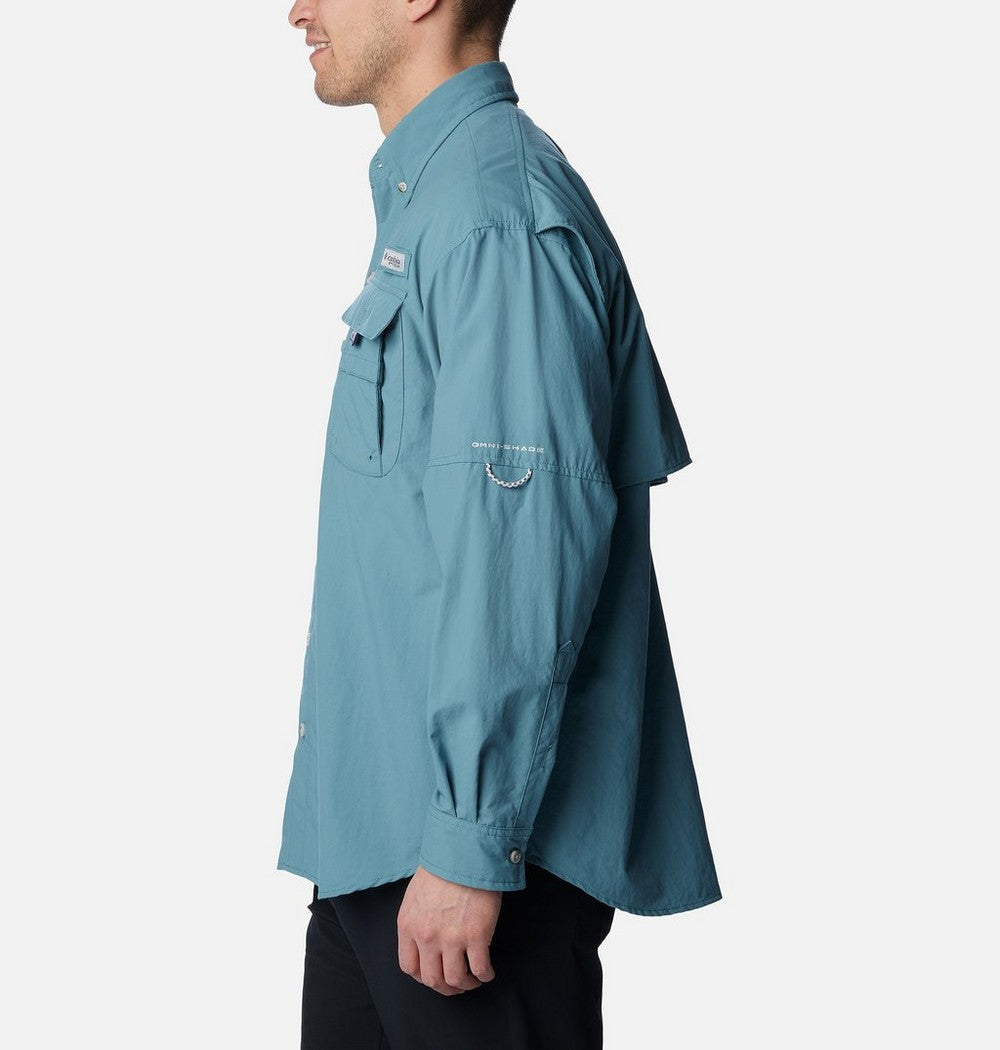 Men's Tall Long-Sleeve Vented Fishing Shirt - Gray