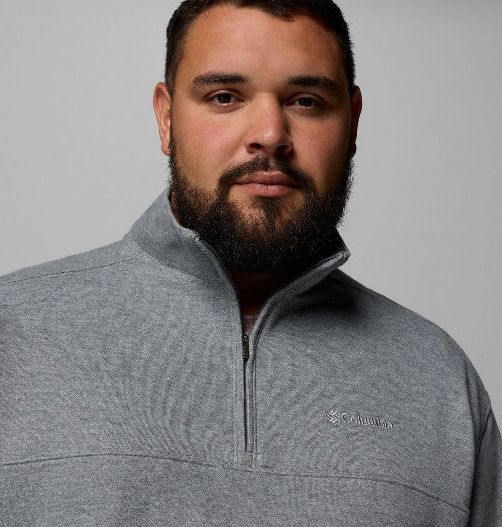 Men's Big Half-Zip Fleece Pullover - Blue