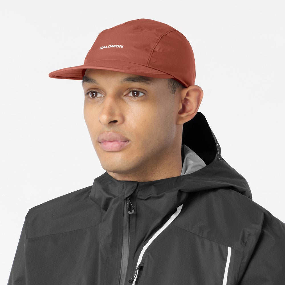 Waterproof Packable Running Cap - Umber
