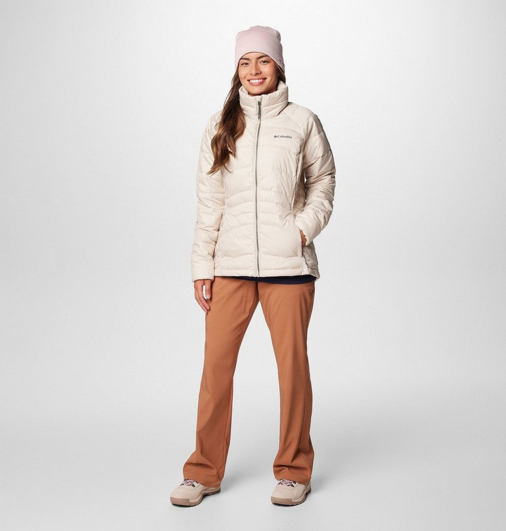 Women's Water-Resistant Insulated Jacket - Brown