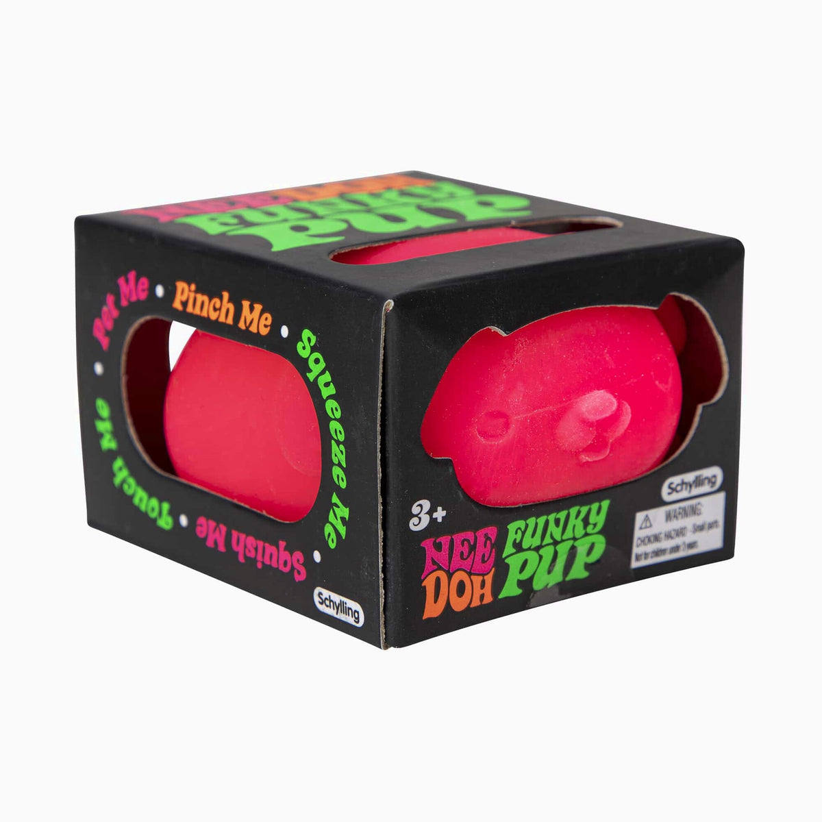 Neon Puppy Squeeze Toy