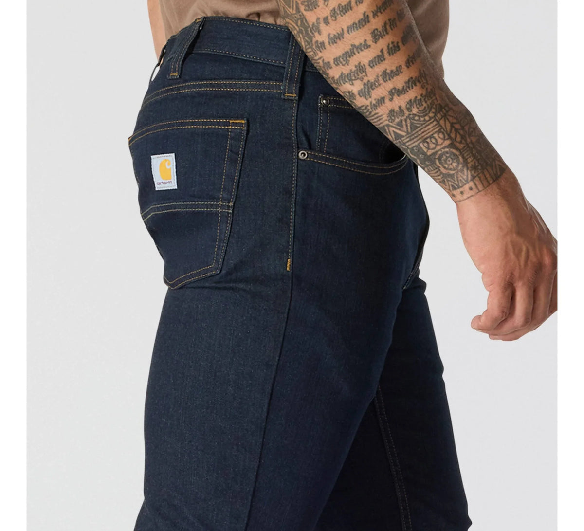 Men's Slim Tapered Stretch Jeans - Blue