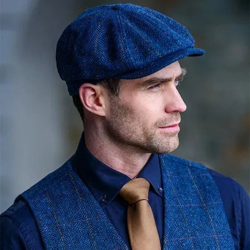 8 Panel Driving Cap - Denim