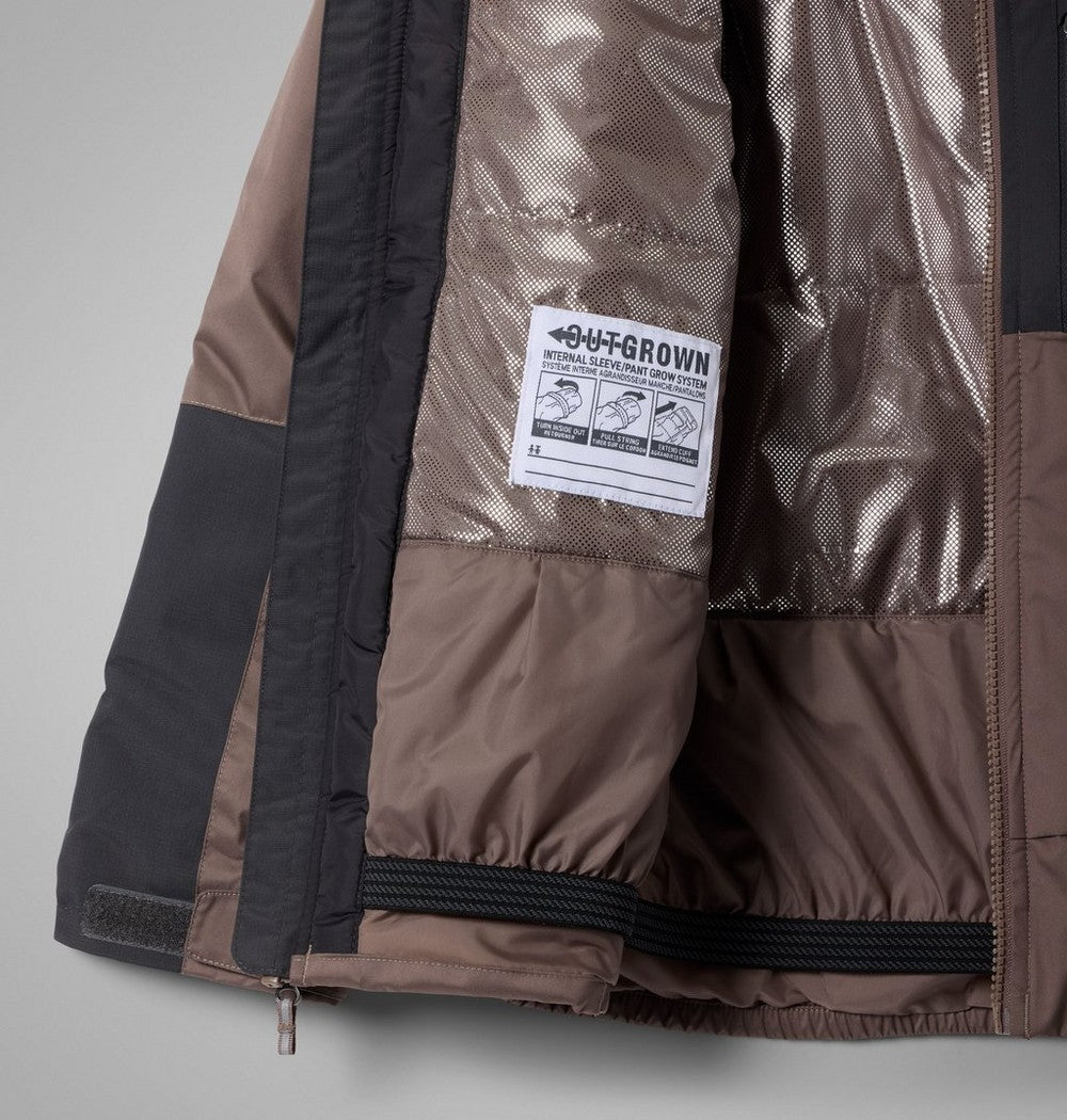 Boys' Waterproof Insulated Ski Jacket - Grey