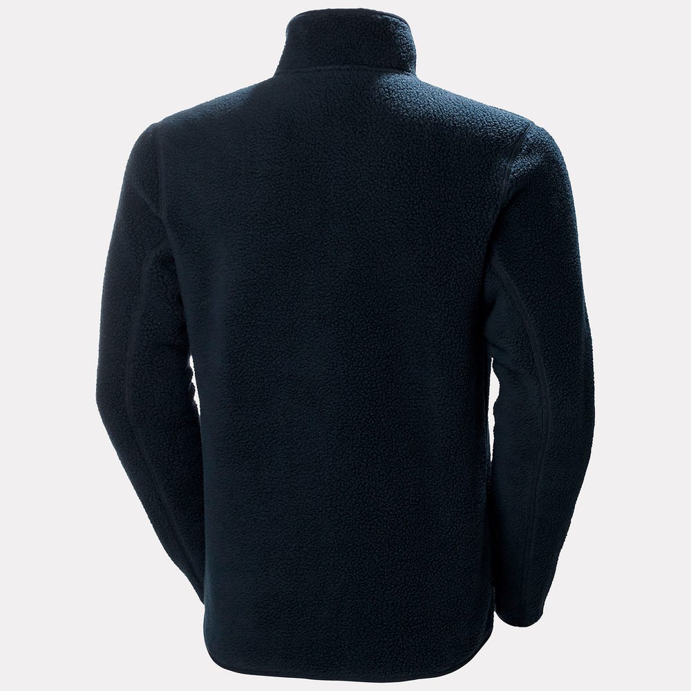 Recycled Pile Fleece Jacket - Dark Orange