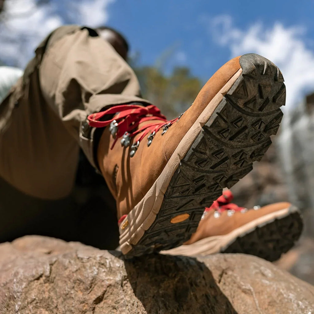 Men's 4.5-Inch Waterproof Hiking Boot - Brown/Red
