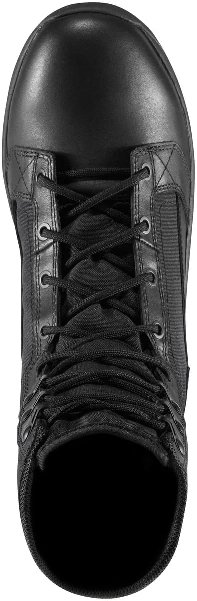 Men's 8-Inch Polishable Military Boot - Black