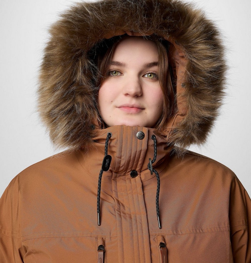 Women's Plus 3-In-1 Hooded Winter Jacket - Green