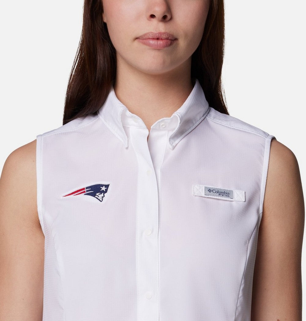 Women's Sleeveless Fishing Shirt - Navy