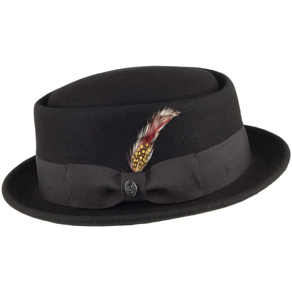 Thread Jaxon & James Crushable Wool Pork Pie Hat - Black