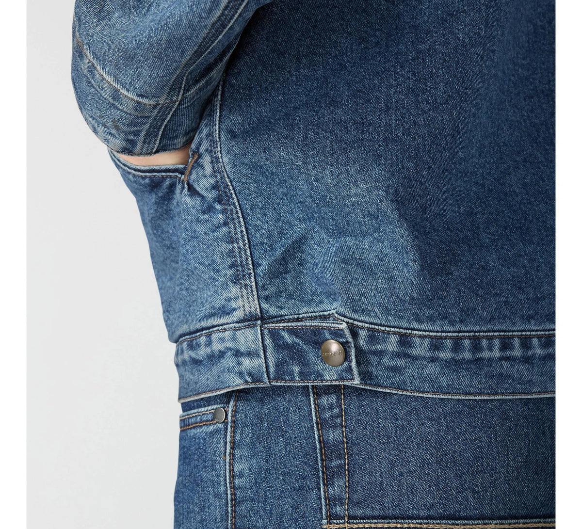 Men's Stretch Denim Work Jacket - Blue