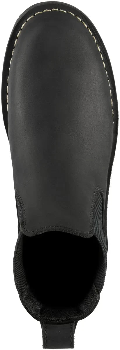 Women's 5-Inch Leather Work Chelsea Boot - Black