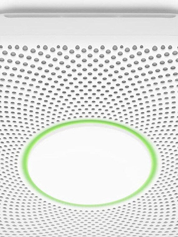 Nest Protect Battery Operated Smoke And Carbon Monoxide Detector - White