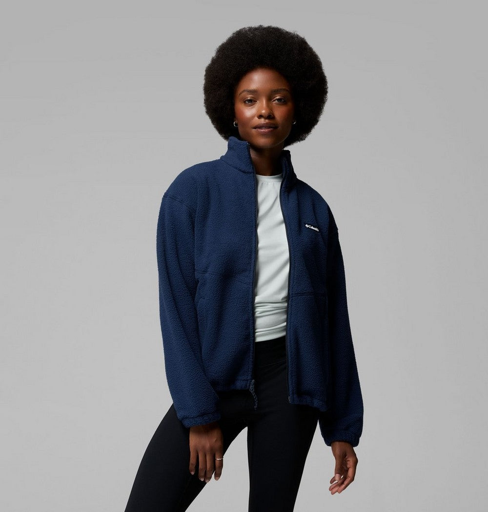 Women's Full-Zip Fleece Jacket - Tobacco