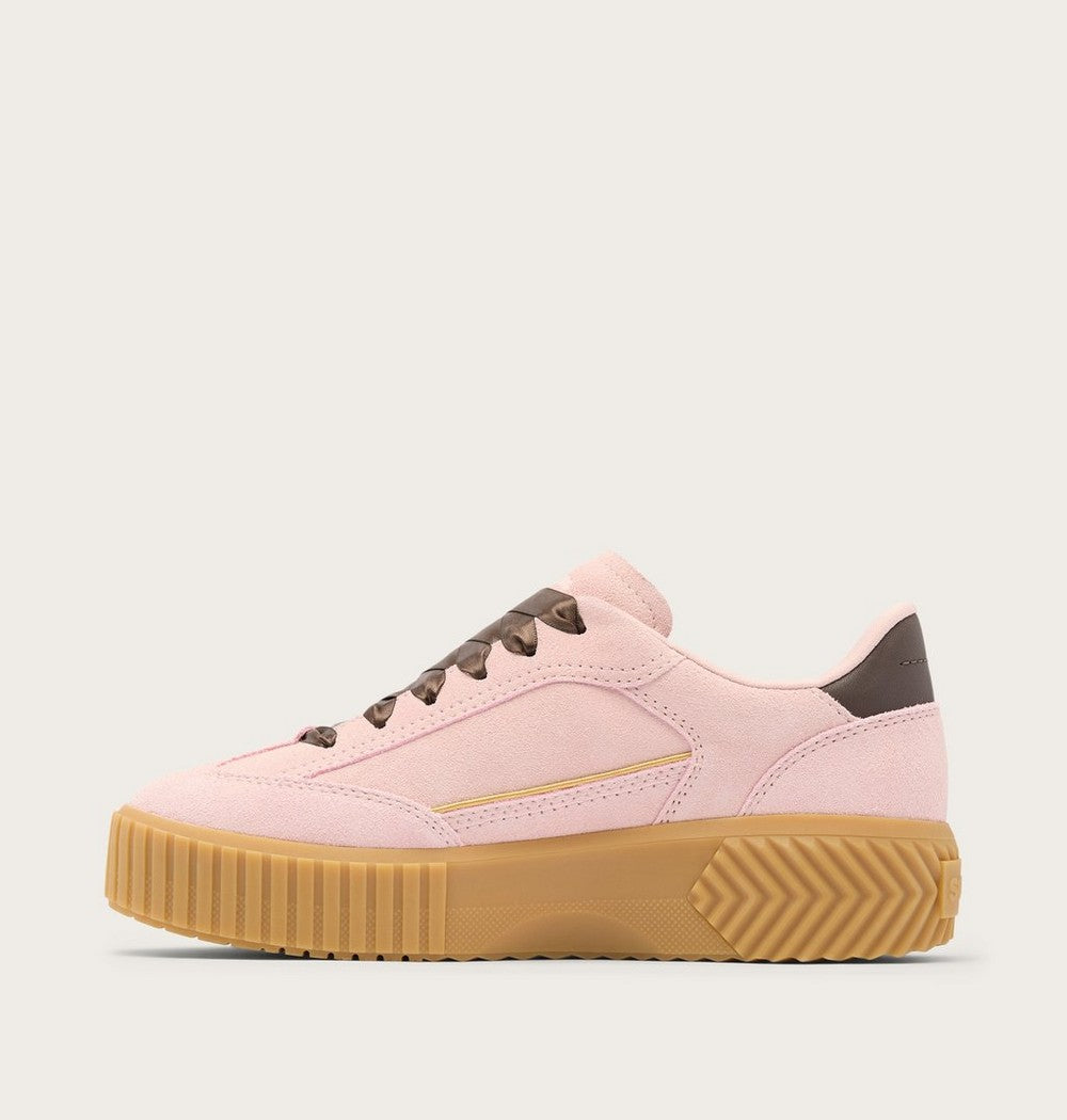 Women's T-Toe Leather Sneaker - Green