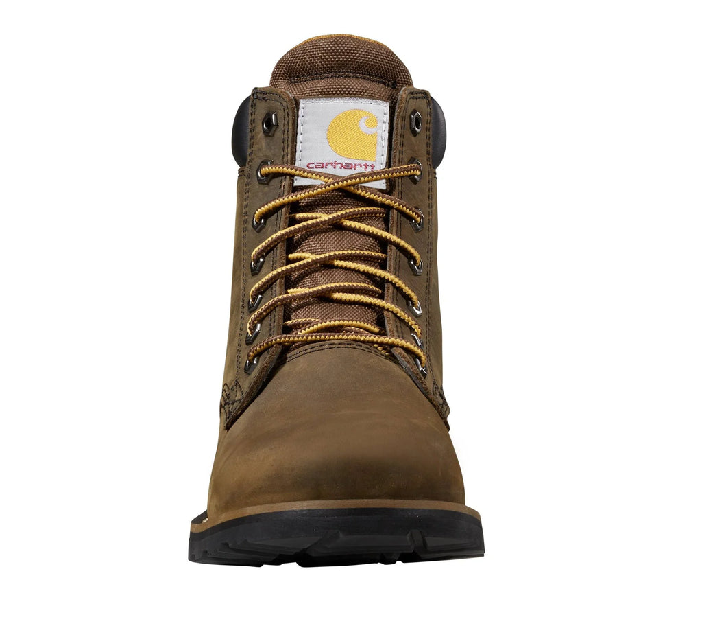 6-Inch Water-Resistant Work Boot - Dark Brown