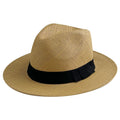 Foldable Panama Hat With Black Band