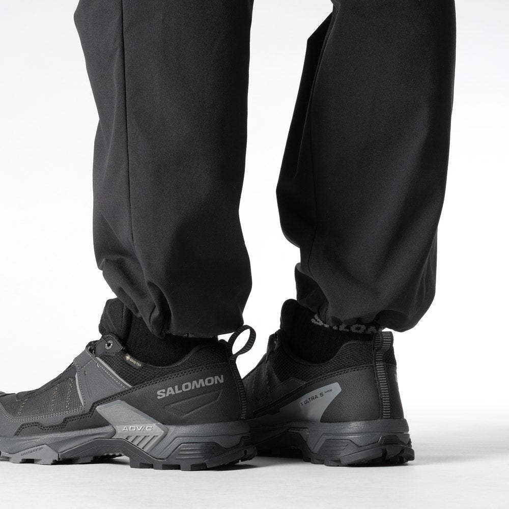 Men's Wide Waterproof Hiking Shoes - Black