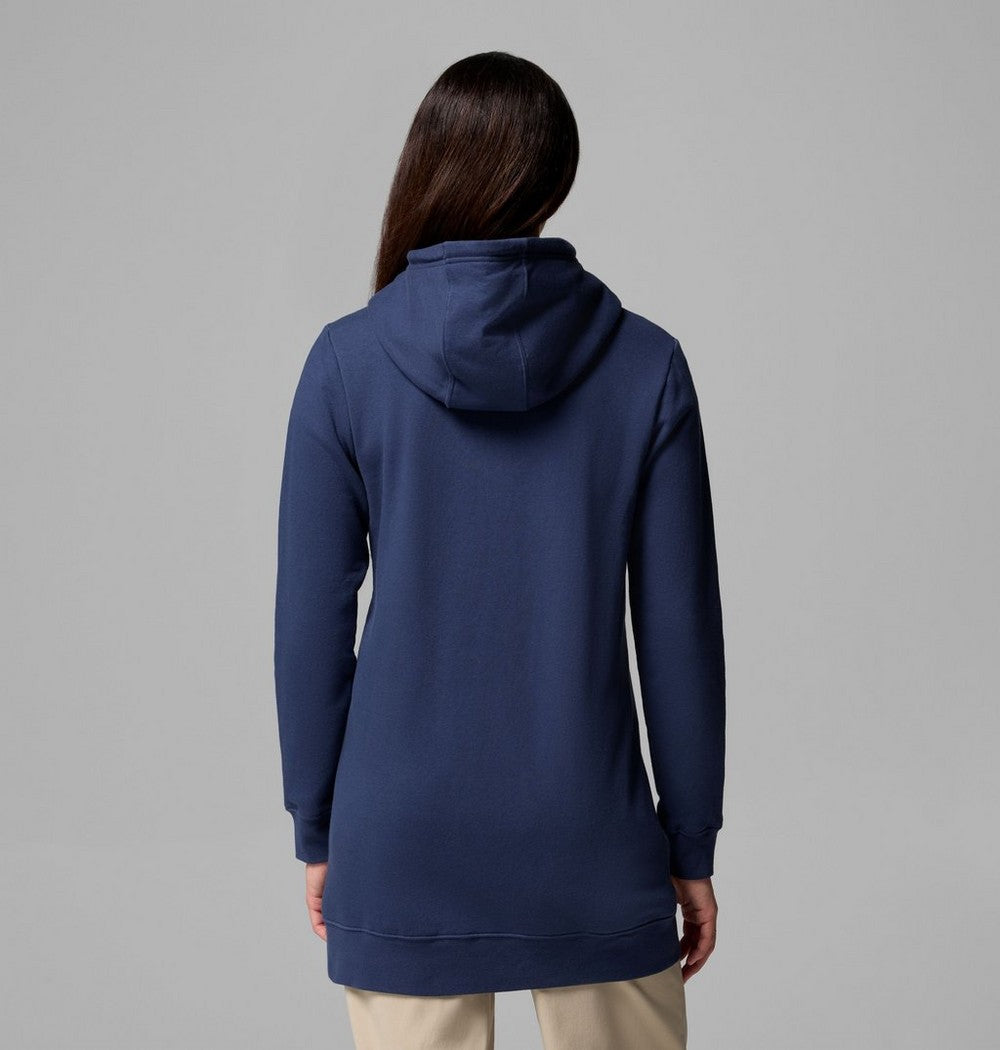 Women's Long Full-Zip Hoodie - Blue