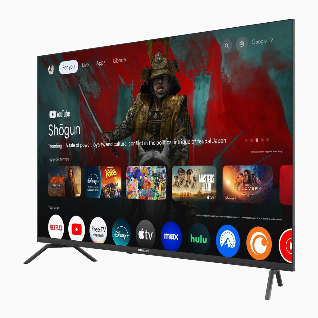 Philips 60 Class 4K Ultra HD Google Smart LED TV - 60PUL7555/F7