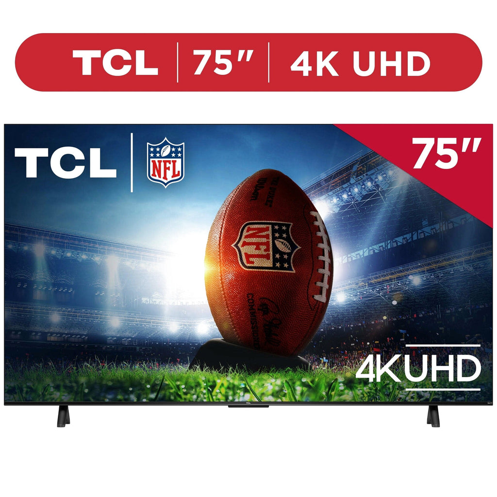 TCL 75in 4-Series 4K UHD HDR Smart TV With Roku And Voice Control