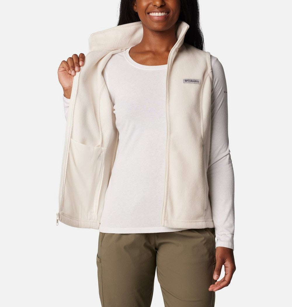 Women's Fleece Vest - Chalk