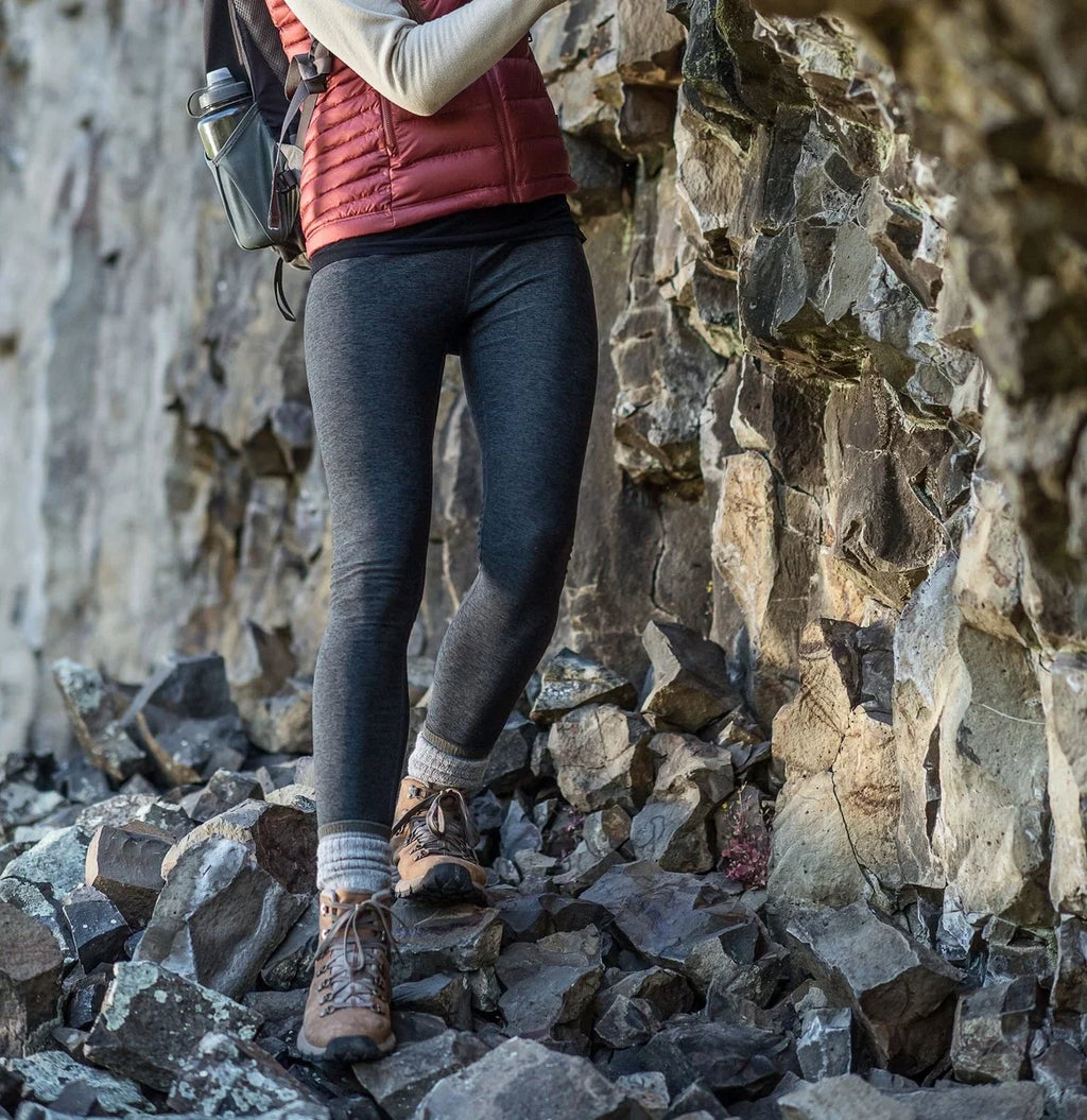 Women's Waterproof Leather Hiking Boot - Rich Brown