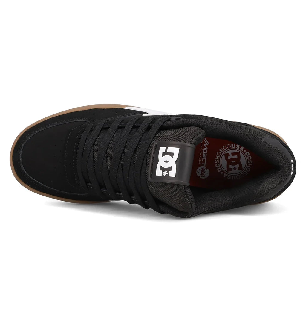 Men's Suede Skate Sneaker - Black White Gum