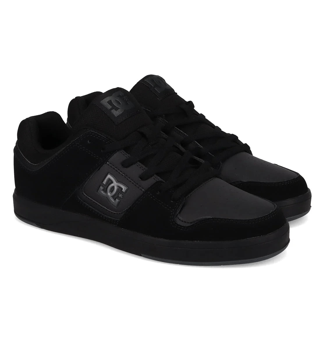 Men's Leather Cupsole Sneakers - Black