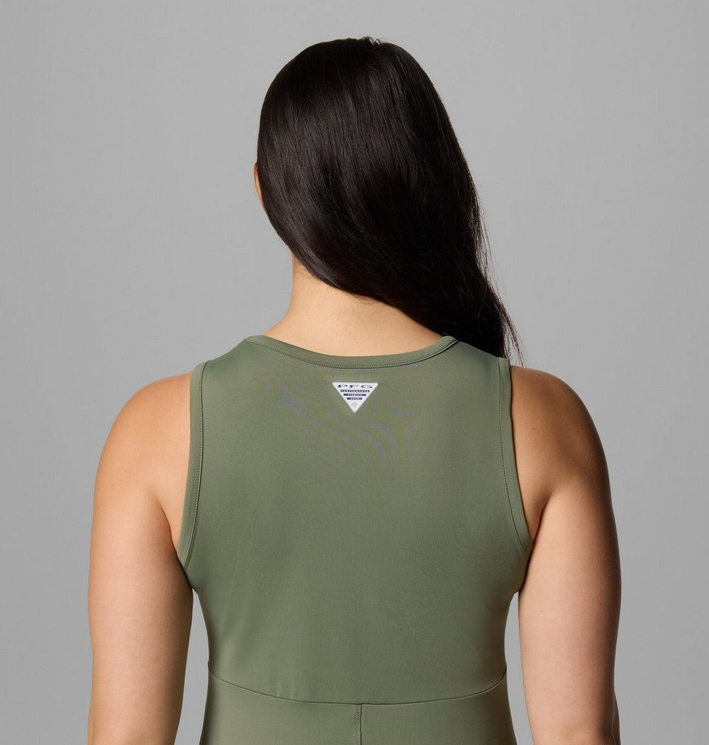 Women's UPF 50 Tank Dress - Gray Print