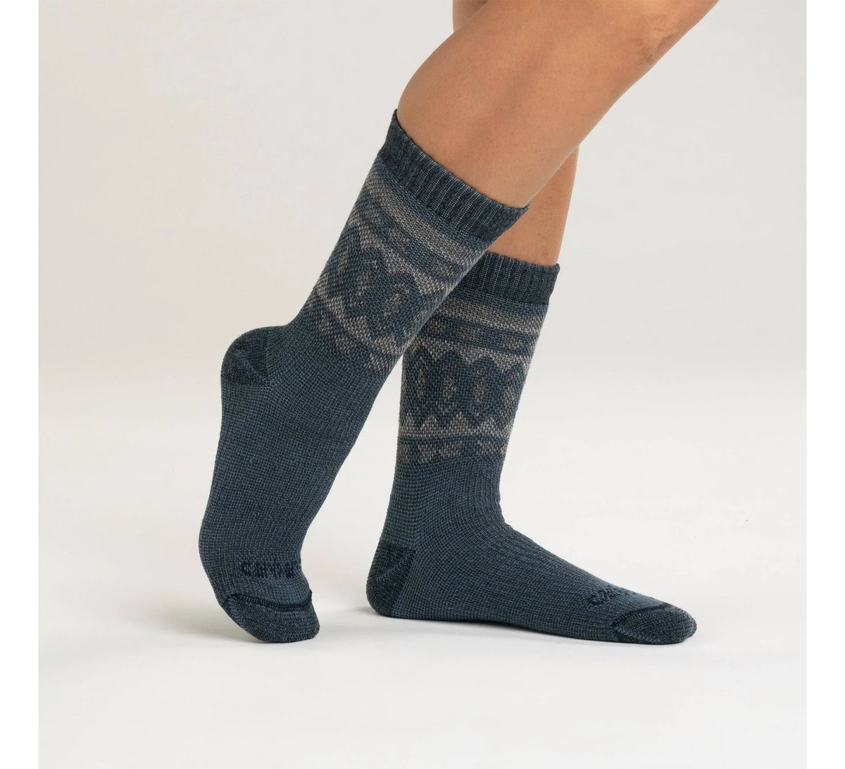Women's Cushioned Wool Blend Crew Socks, 4-Pack