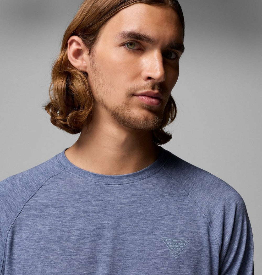 Men's Long-Sleeve Fishing Shirt - Blue