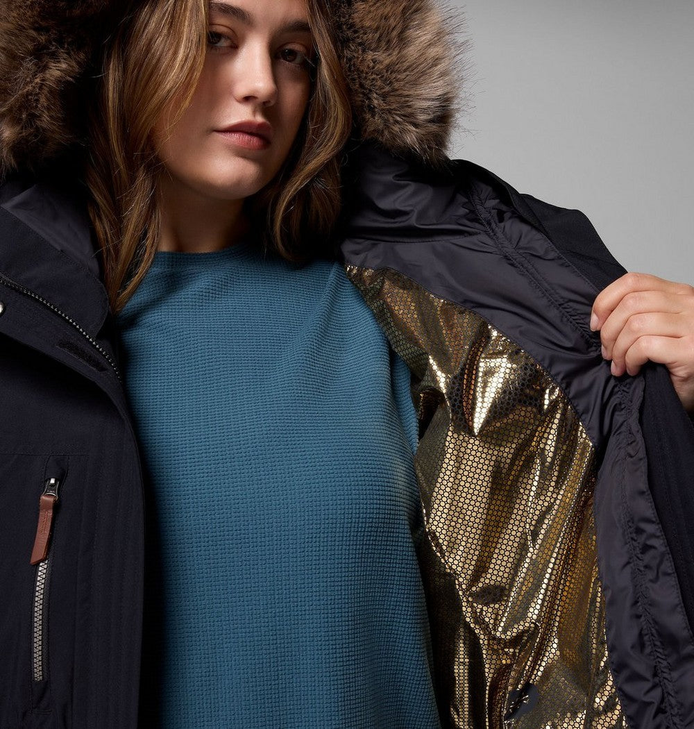 Women's Plus 3-In-1 Hooded Winter Jacket - Green