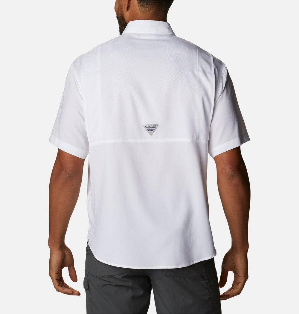 Men's Tall Short-Sleeve Fishing Shirt - Tan