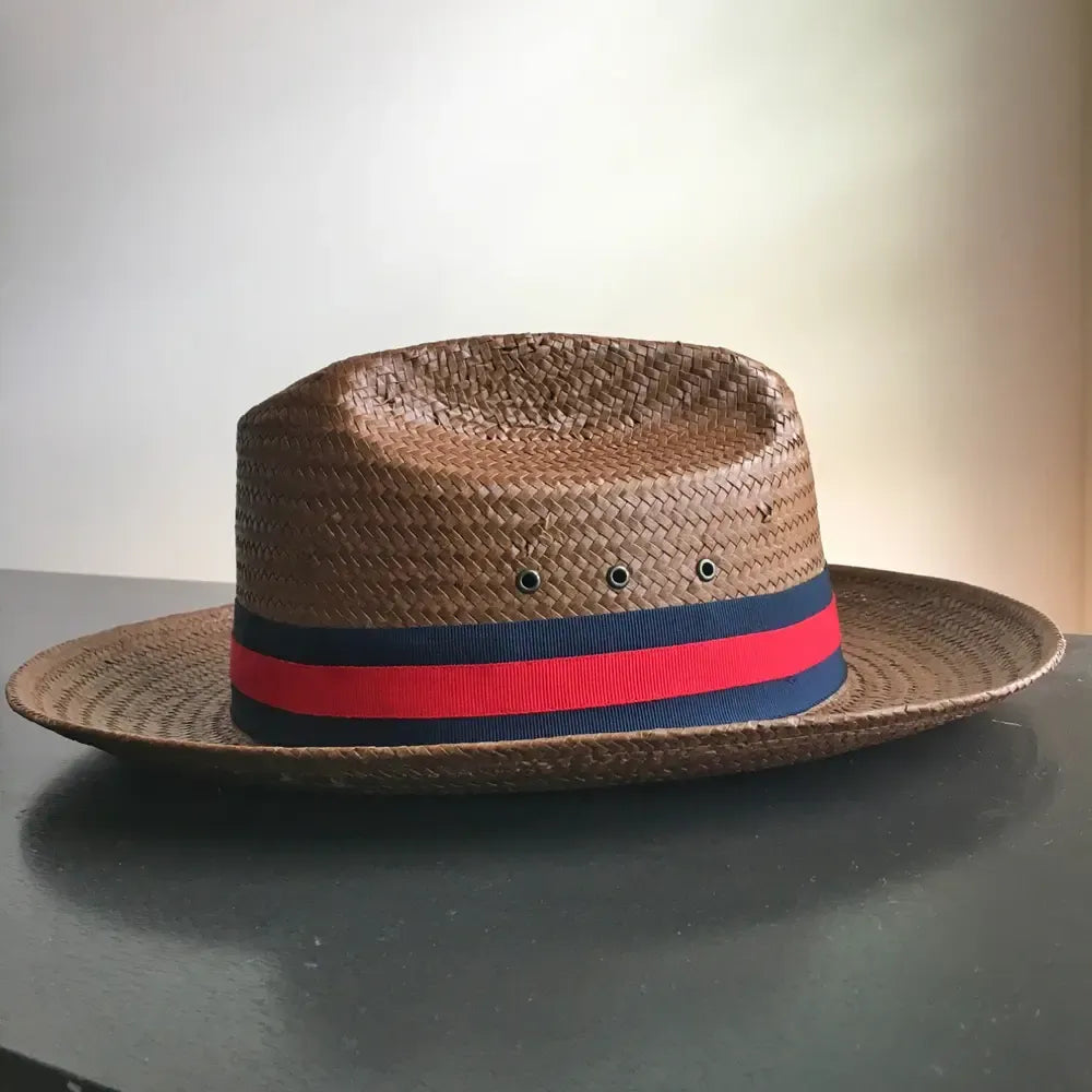 Sg Miller Ranch Fedora - Patriotic Straw