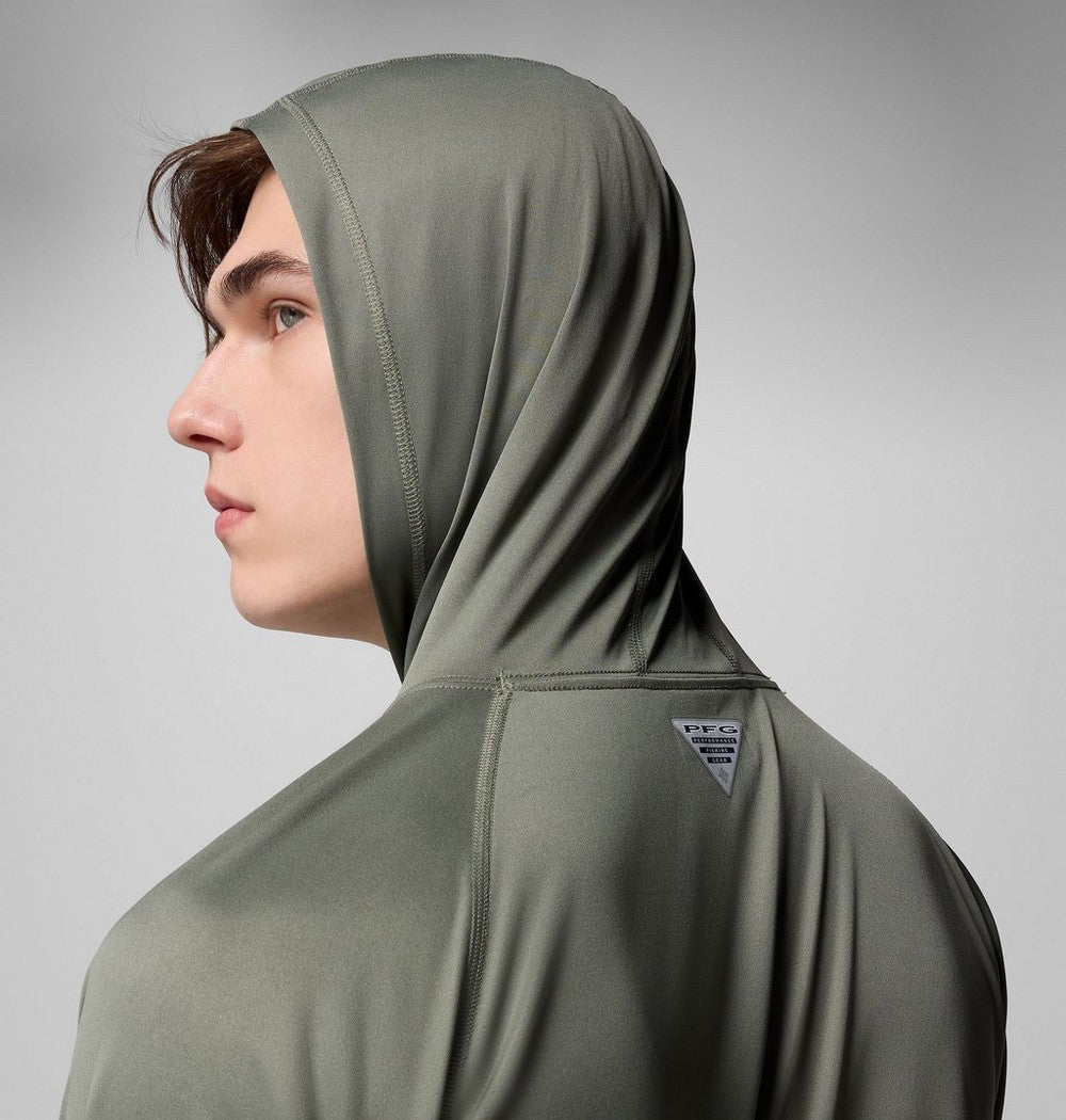 Men's Long-Sleeve Sun Hoodie - Gray